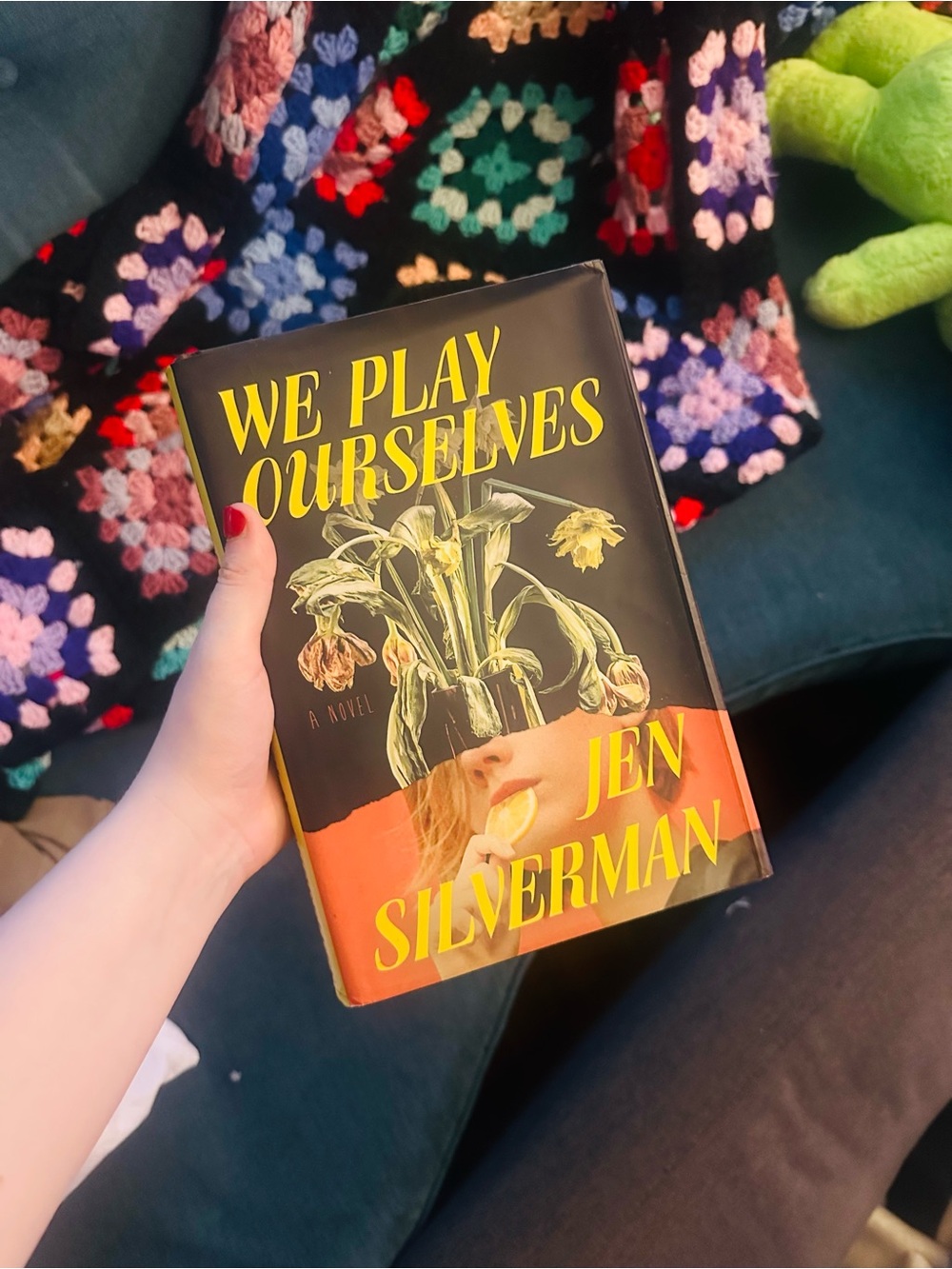 We Play Ourselves by Jen Silverman - Black & Yellow Hardcover